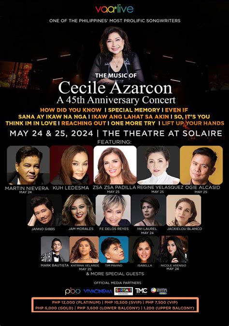 The Music of Cecile Azarcon tickets .